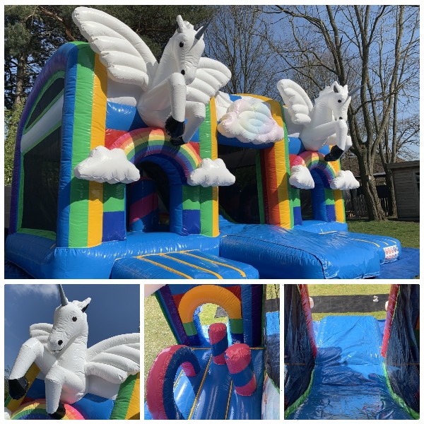 Springkasteel Unicorn XXL